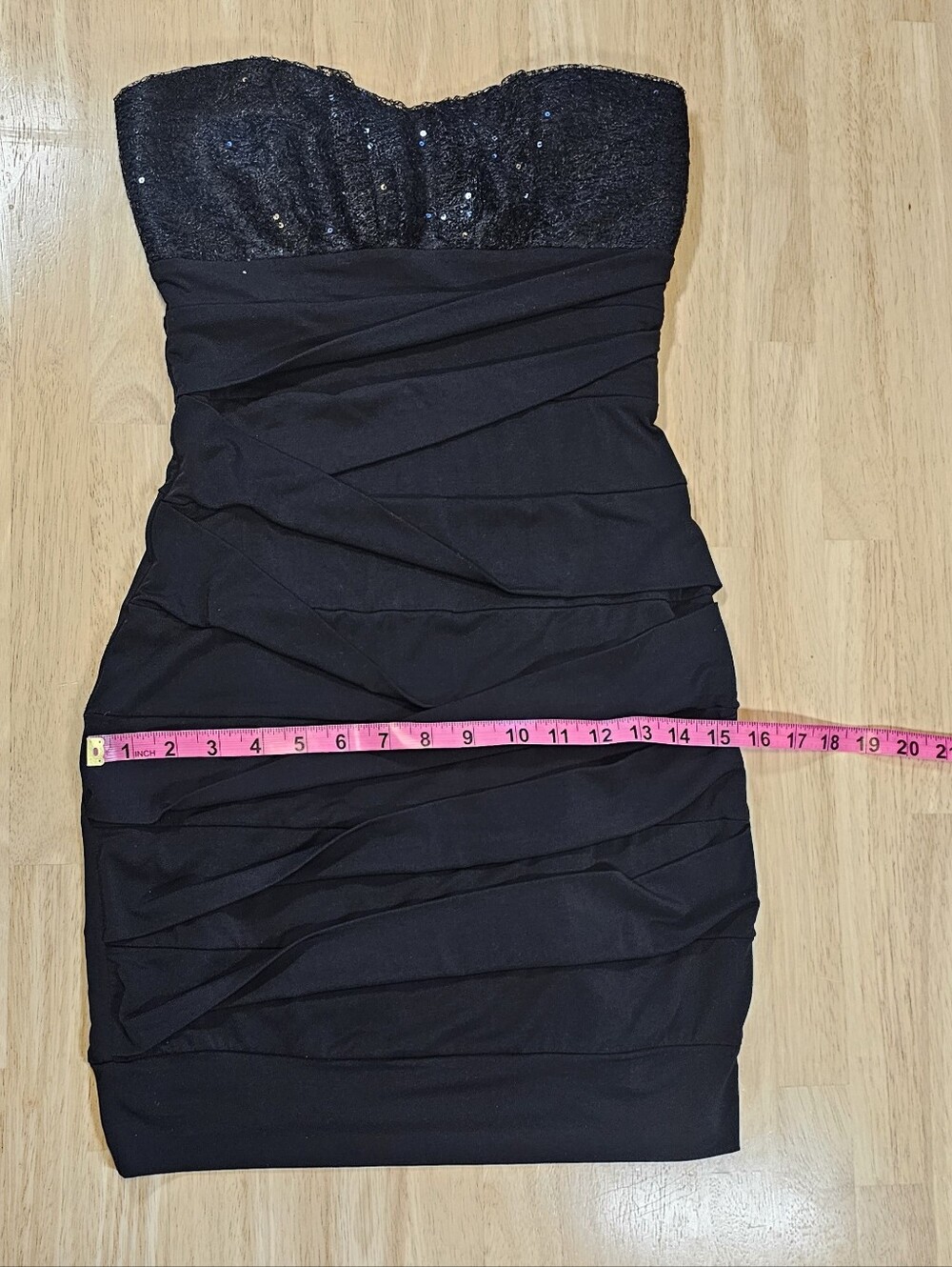 Ruby Rox Black Sequin Bodycon Dress - Picture 4 of 10